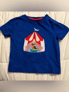 🎪 Mini Boden Circus Appliqué Tee